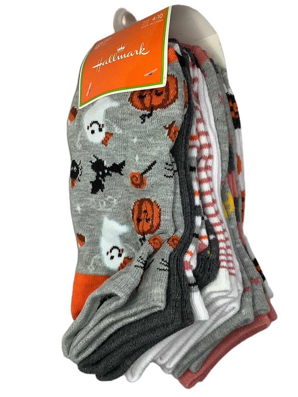 Hallmark Halloween Lowcut Ladies Socks 10 Pair New